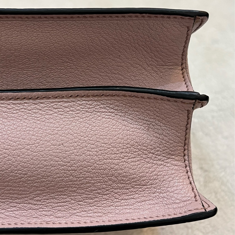 Miu Miu Madras 5BA062 單肩包 斜背包 手提包 粉色 正品 二手精品-41