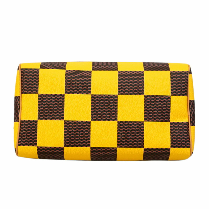 路易威登 Damier Pop Speedy Bandoulière 25 手提包 N40584 Jaune Matte 2way 女用包-2