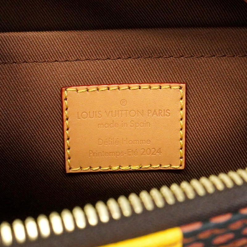 路易威登 Damier Pop Speedy Bandoulière 25 手提包 N40584 Jaune Matte 2way 女用包-4