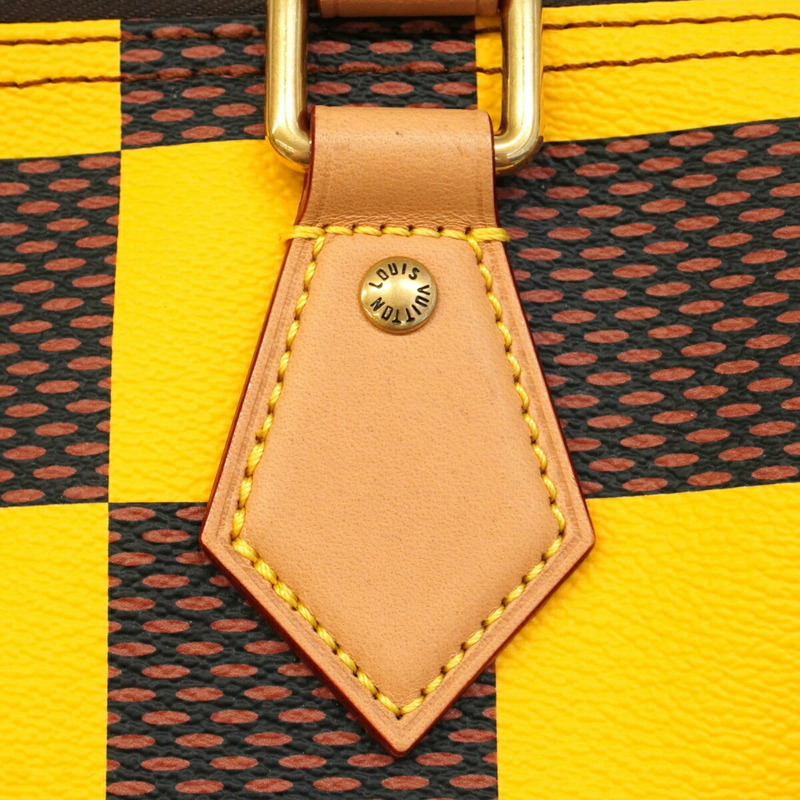 路易威登 Damier Pop Speedy Bandoulière 25 手提包 N40584 Jaune Matte 2way 女用包-7