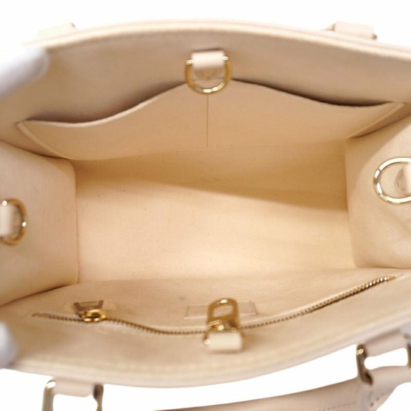 Louis Vuitton Monogram Empreinte OnTheGo PM 手提包,M25770,夢幻奶油色,女士兩用包。-3