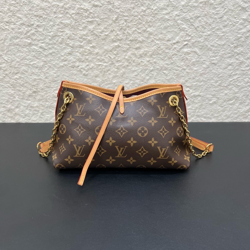 98新芯片款LV路易威登Carryall BB老花購物袋托特包-1