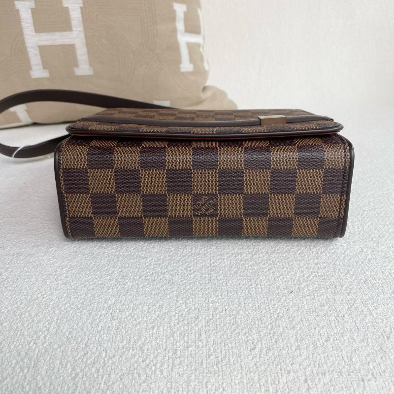 ️LV 中古棕棋盤格表參道盒子腋下包 19*19*7  99新配件塵袋-2