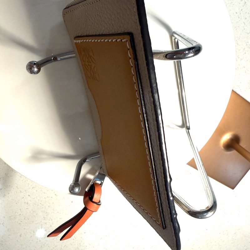 Loewe拼色卡夾-3