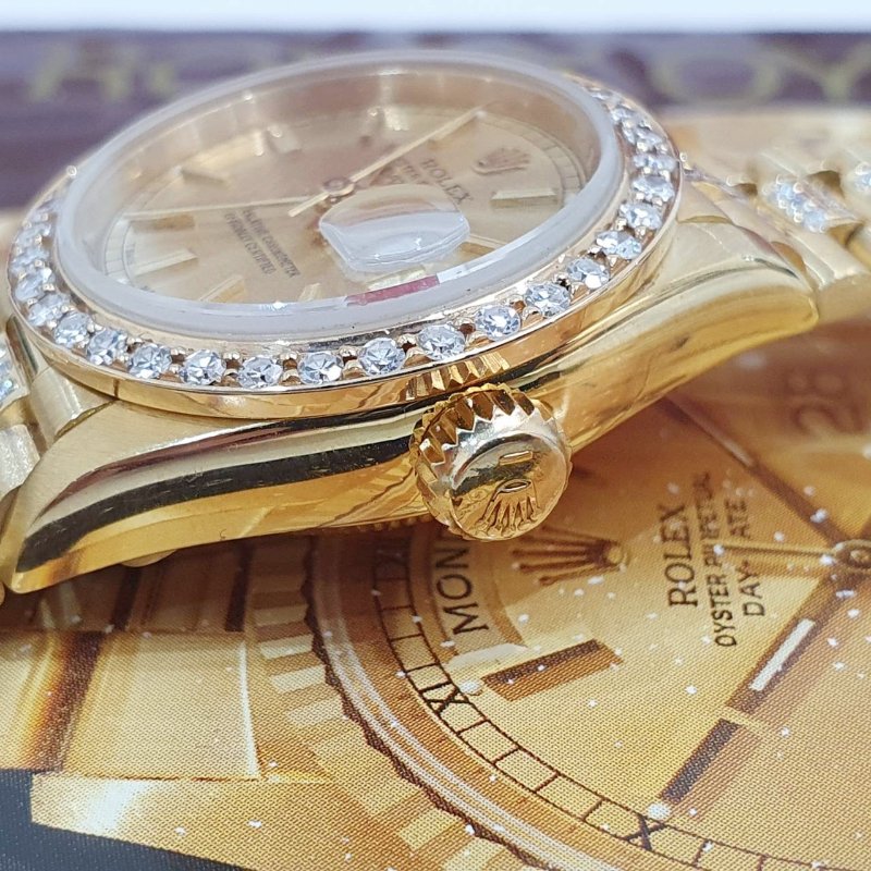 【大眾名錶】ROLEX 勞力士69178 Datejust 女錶蠔式18K 精鑲鑽圈 原帶未整理 大眾名錶G306-6