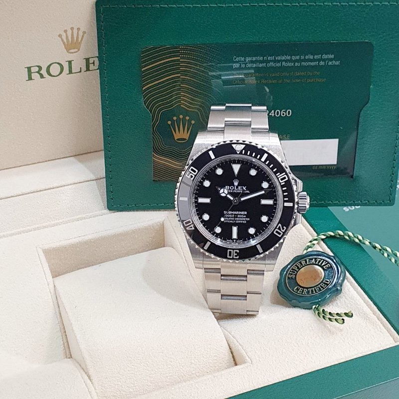 【大眾名錶】ROLEX勞力士 124060 Submariner 潛航者 2023/11 經典入門款 無日曆黑水鬼 大眾名錶B1343-1