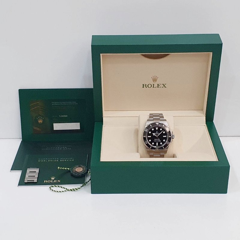 【大眾名錶】ROLEX勞力士 124060 Submariner 潛航者 2023/11 經典入門款 無日曆黑水鬼 大眾名錶B1343-9