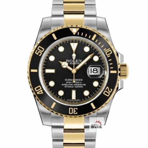 【大眾名錶】ROLEX勞力士 116613LN 潛航者 2018/10全配件 熱門保值款 半金黑水鬼 大眾名錶G309