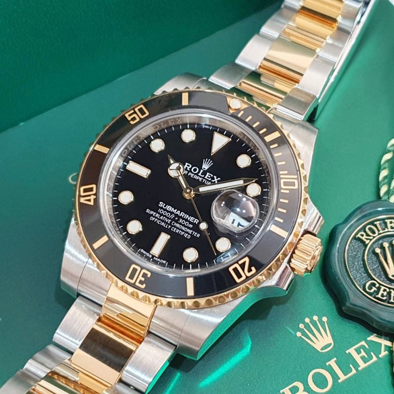 【大眾名錶】ROLEX勞力士 116613LN 潛航者 2018/10全配件 熱門保值款 半金黑水鬼 大眾名錶G309-5