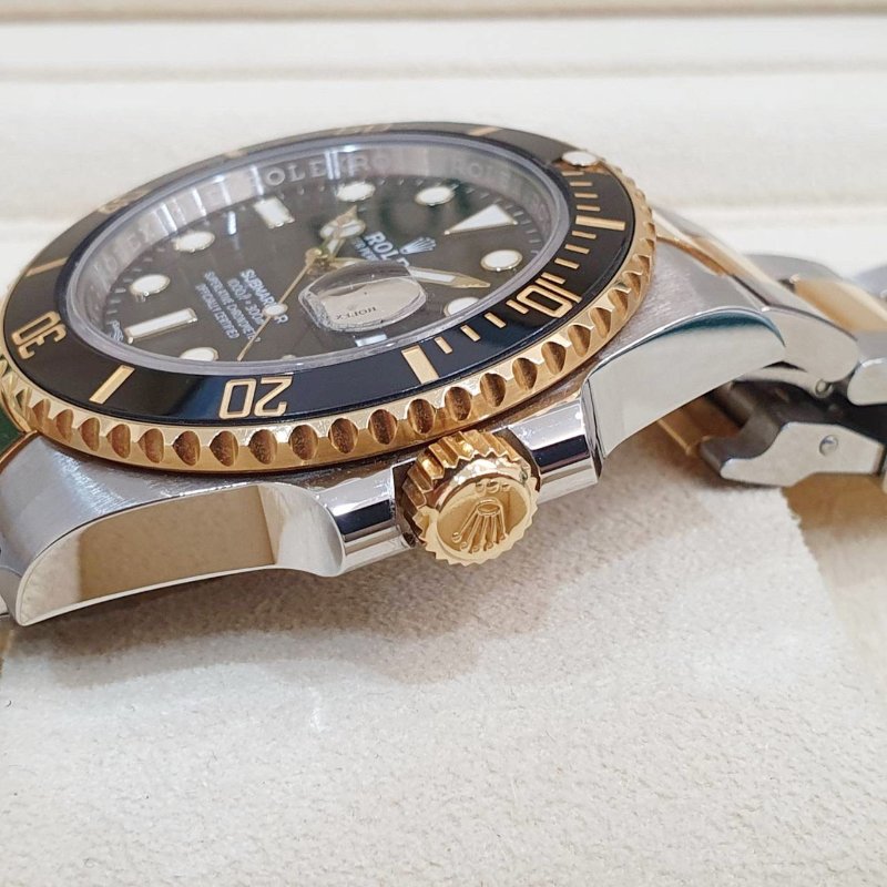 【大眾名錶】ROLEX勞力士 116613LN 潛航者 2018/10全配件 熱門保值款 半金黑水鬼 大眾名錶G309-6