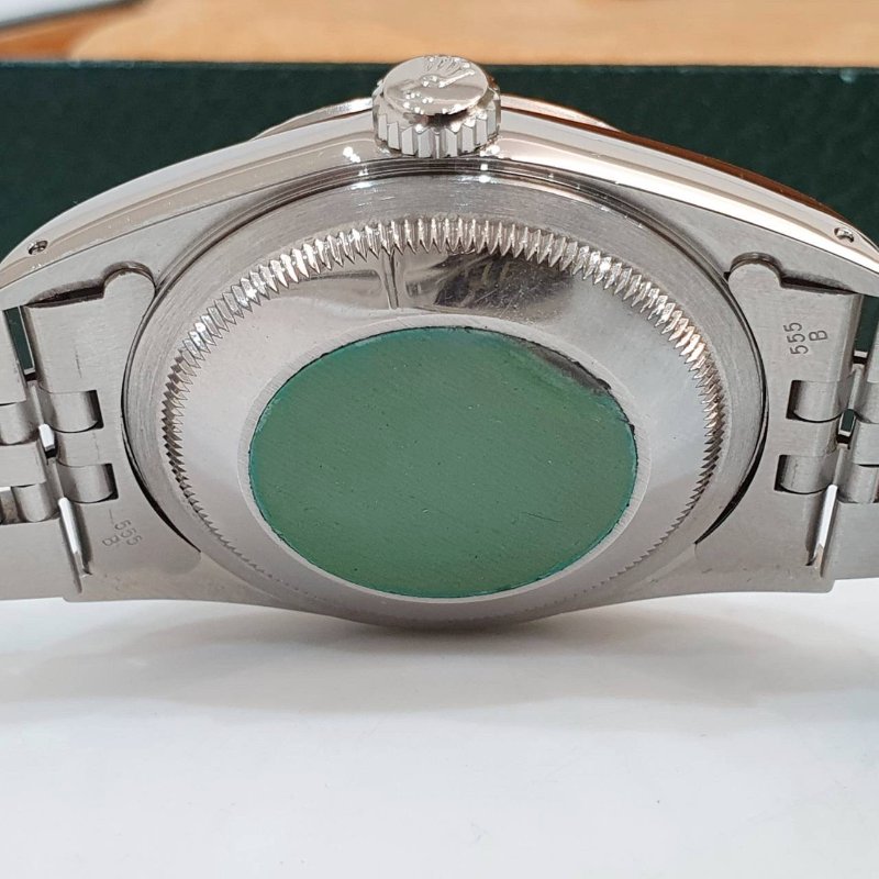 【大眾名錶】ROLEX勞力士 16234 Datejust 蠔式日誌 台灣保單 銀色T柱面盤 底蓋原廠貼紙 錶徑36mm B1346-7