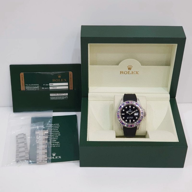 【大眾名錶】ROLEX 勞力士116622 改126679SABR 冰川彩寶 2014/01 大眾名錶B1347-8