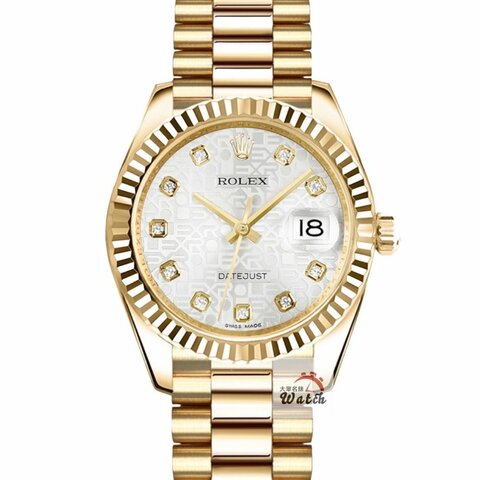 【大眾名錶】ROLEX勞力士178278 Datejust 蠔式新款 全配件 18K金中型錶 新包台 大眾名錶B1348