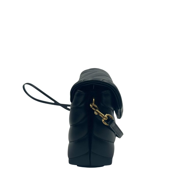 【美收精品】YSL 黑色斜背包 C-573【隔月月中將轉賣至日本 上架期限30天】-2
