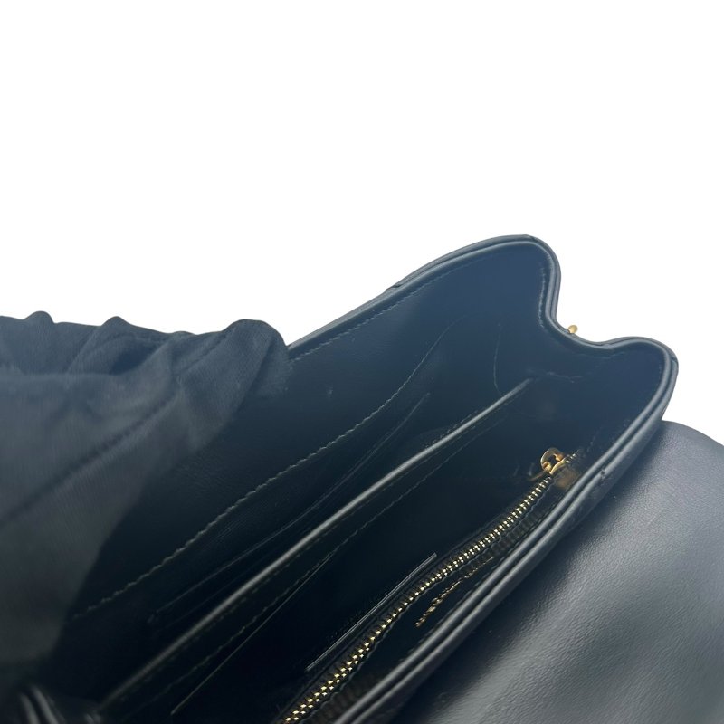 【美收精品】YSL 黑色斜背包 C-573【隔月月中將轉賣至日本 上架期限30天】-10