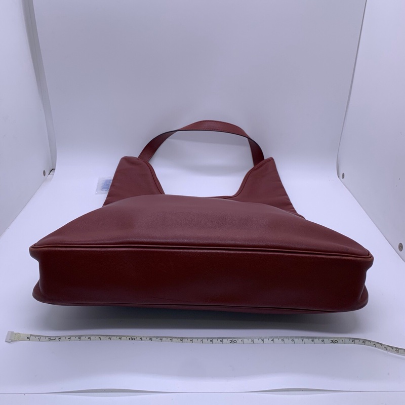 Hermes愛馬仕 Massai Hobo挎包 框K刻 酒紅色-2