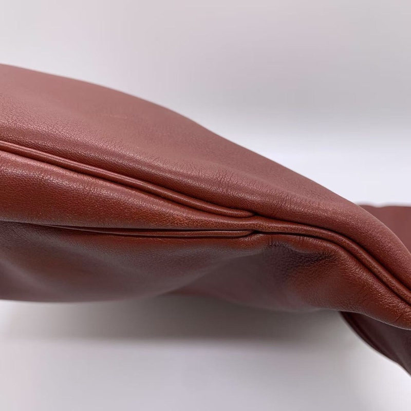 Hermes愛馬仕 Massai Hobo挎包 框K刻 酒紅色-16