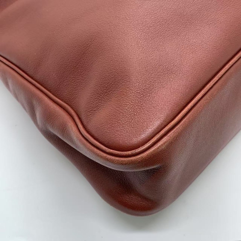 Hermes愛馬仕 Massai Hobo挎包 框K刻 酒紅色-20
