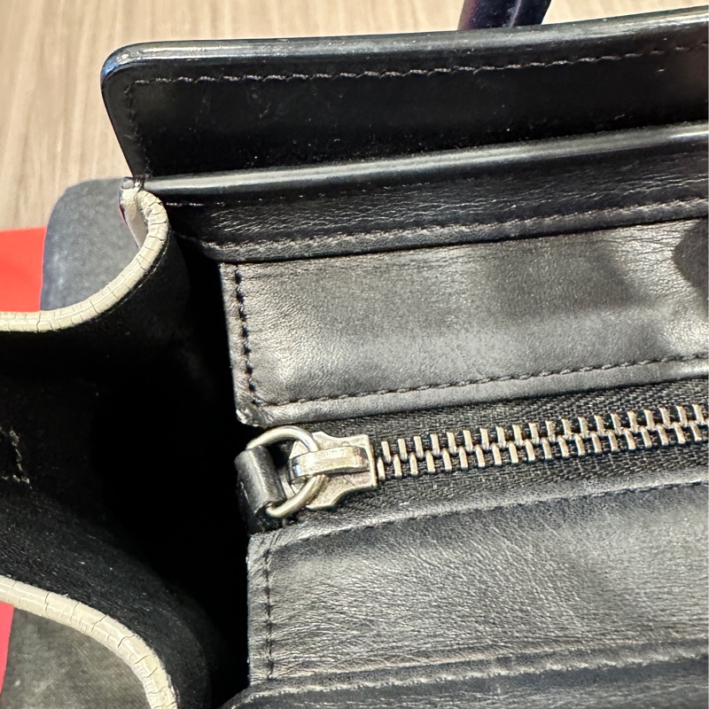 Celine 經典紅黑囧包收藏自用-27