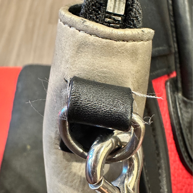 Celine 經典紅黑囧包收藏自用-31
