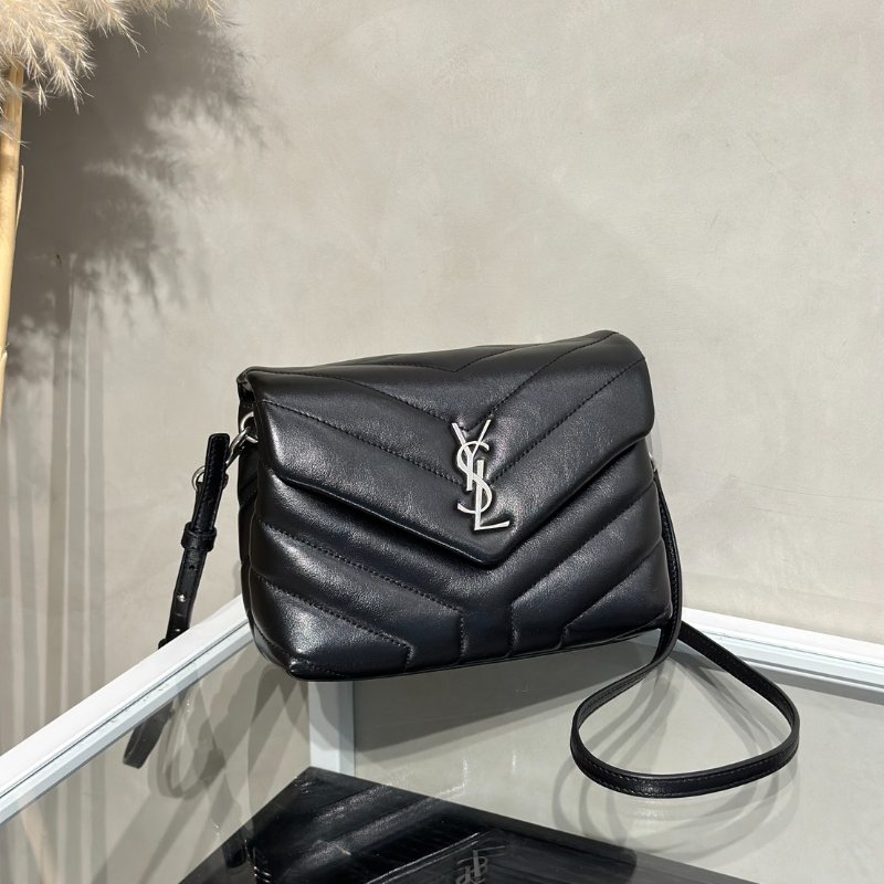 YSL Loulou Toy方胖子 - 迷你黑銀-2