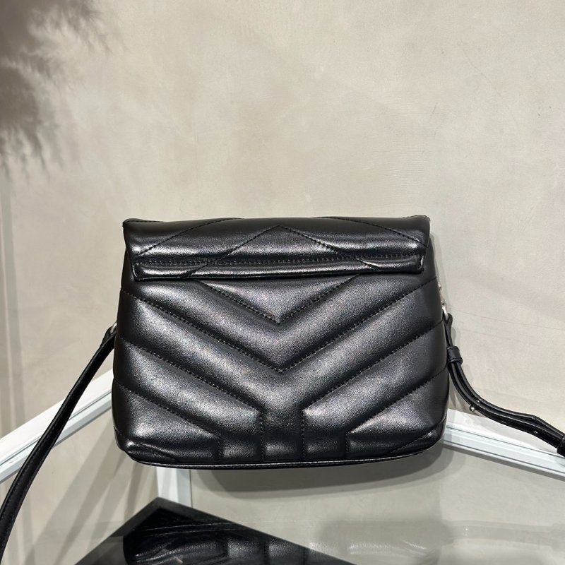 YSL Loulou Toy方胖子 - 迷你黑銀-4