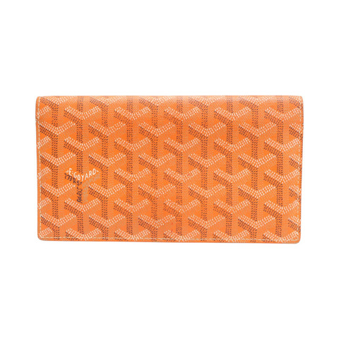橘色 Goyardine帆布 Richelieu 兩折長夾【GOYARD 高雅德 】 RICHE2PMLTY12CL12P