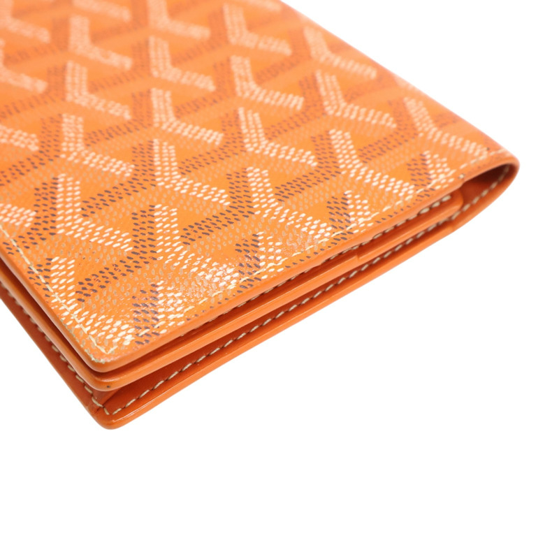 橘色 Goyardine帆布 Richelieu 兩折長夾【GOYARD 高雅德 】 RICHE2PMLTY12CL12P-8