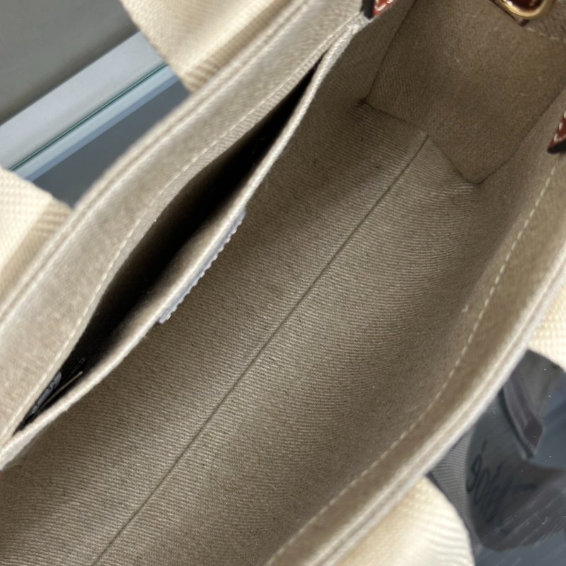 Chloe Woody Tote - 小號棕-6