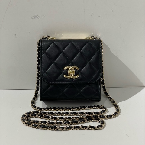 CHANEL香奈兒Trendy cc 迷你鏈條斜挎包 29開