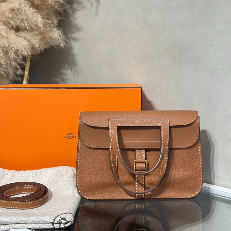 HERMES Halzan 25 - Gold 37 金棕金 Y-13