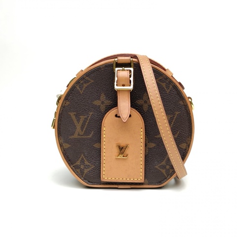 LOUIS VUITTON 硬圓餅Mini老花PVC2021包小號晶片肩背包