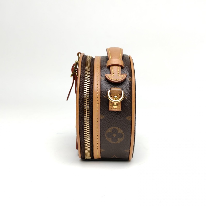 LOUIS VUITTON 硬圓餅Mini老花PVC2021包小號晶片肩背包-1