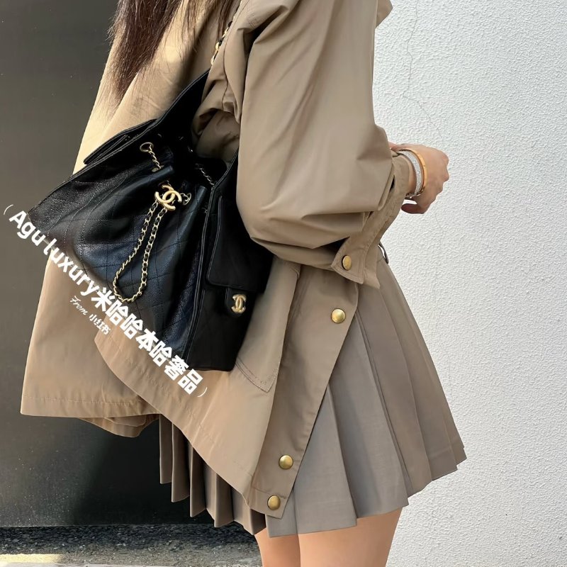 CHANEL 25 Hobo Bag - 小號黑金-1