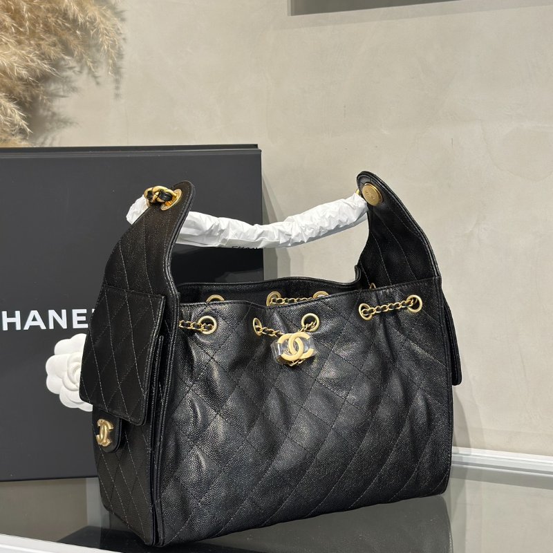 CHANEL 25 Hobo Bag - 小號黑金-2