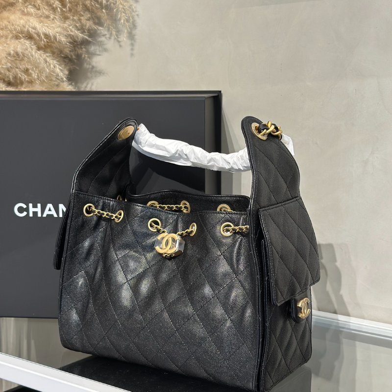 CHANEL 25 Hobo Bag - 小號黑金-3