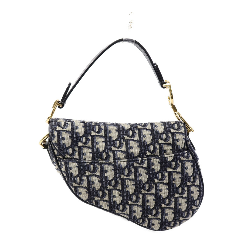 Dior 帆布Saddle Mini手挽袋-1