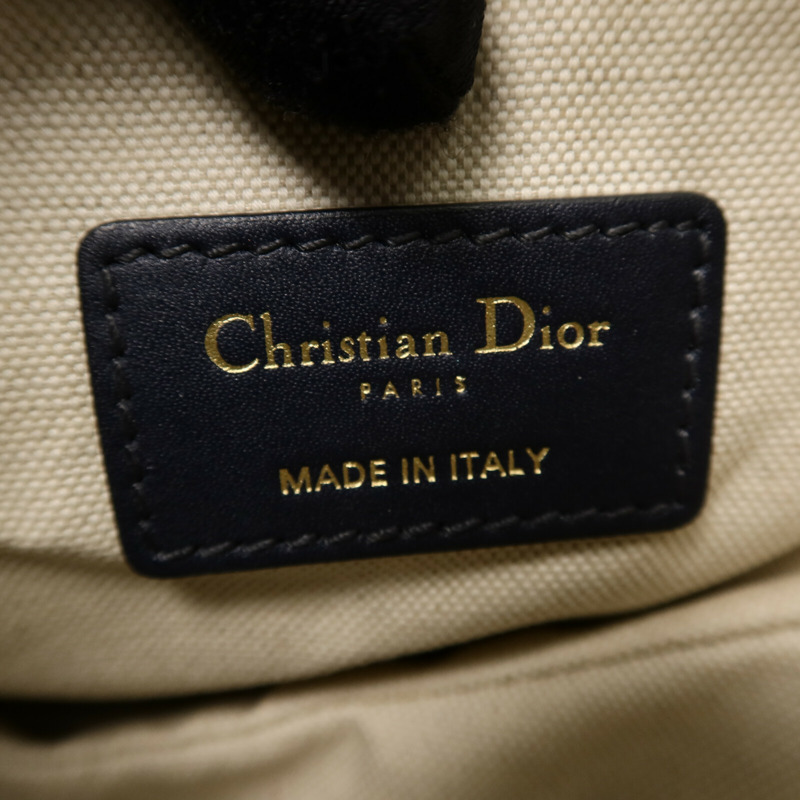 Dior 帆布Saddle Mini手挽袋-6