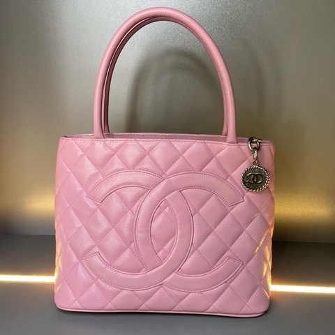 CHANEL 香奈兒 希爾頓 tote 托特包 魚子醬牛皮 成色98新