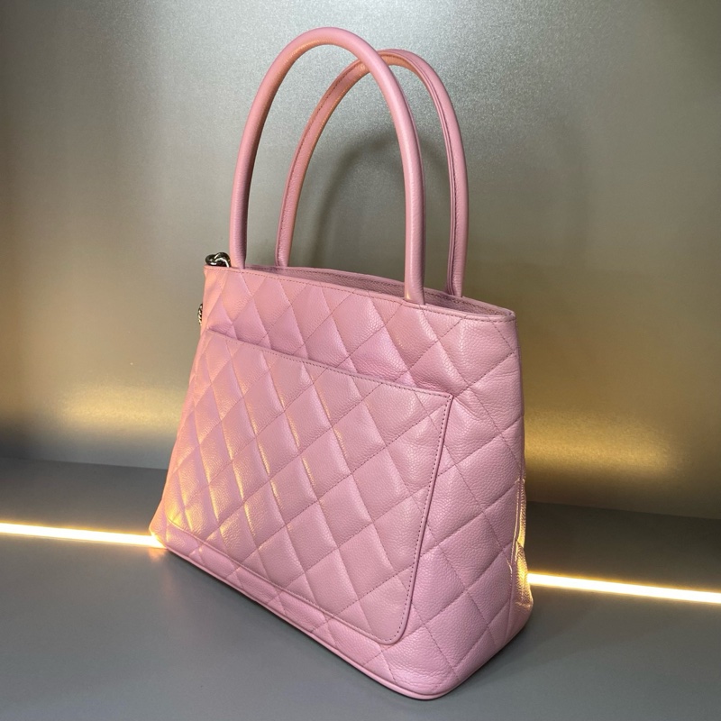 CHANEL 香奈兒 希爾頓 tote 托特包 魚子醬牛皮 成色98新-2
