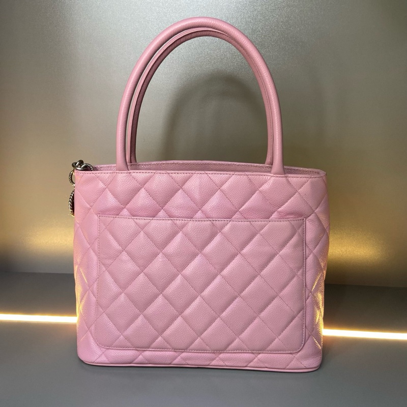 CHANEL 香奈兒 希爾頓 tote 托特包 魚子醬牛皮 成色98新-3