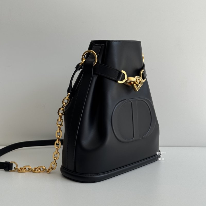 99新🆕 Dior 迪奧 CD logo 水桶 黑色金釦-1