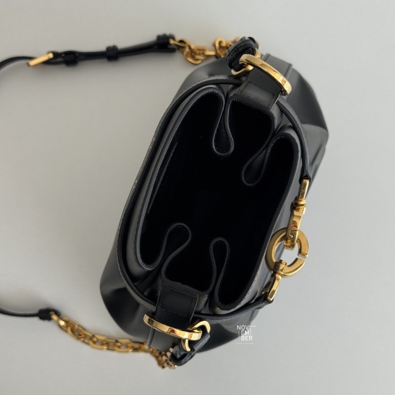 99新🆕 Dior 迪奧 CD logo 水桶 黑色金釦-3