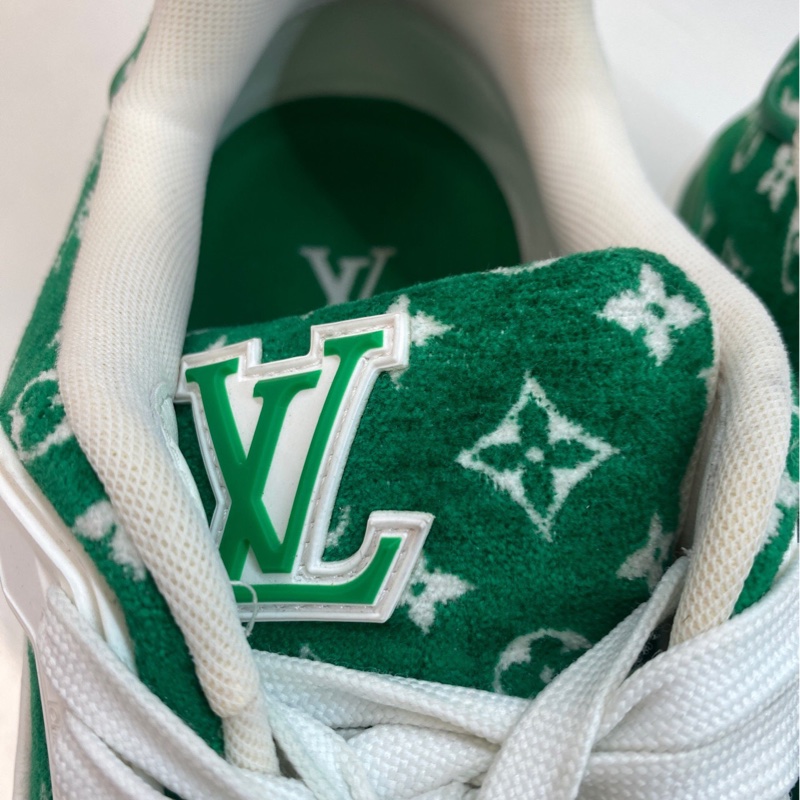 Louis Vuitton路易威登 Trainer Monogram 織物反毛鞋 8碼 42碼-6