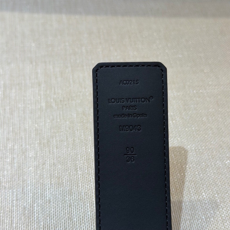 全新全套Louis vuitton 路易威登 黑色老花腰帶-3