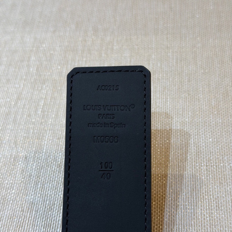全新全套Louis vuitton路易威登 老花棕色拼皮腰帶-3