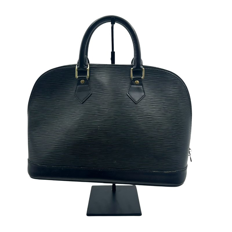 【美收精品】Louis Vuitton 黑色水波紋手提包 C-561【隔月月中將轉賣至日本 上架期限30天】-1