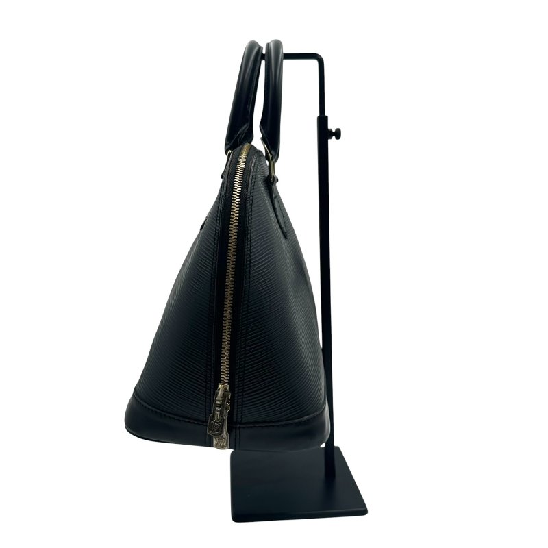 【美收精品】Louis Vuitton 黑色水波紋手提包 C-561【隔月月中將轉賣至日本 上架期限30天】-2