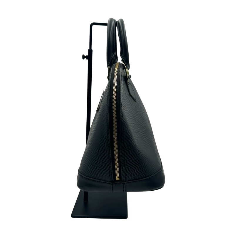 【美收精品】Louis Vuitton 黑色水波紋手提包 C-561【隔月月中將轉賣至日本 上架期限30天】-3