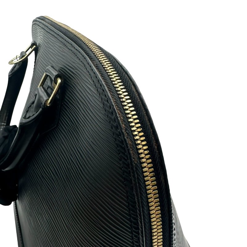 【美收精品】Louis Vuitton 黑色水波紋手提包 C-561【隔月月中將轉賣至日本 上架期限30天】-6